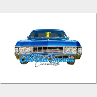 1967 Chevrolet Impala Convertible Posters and Art